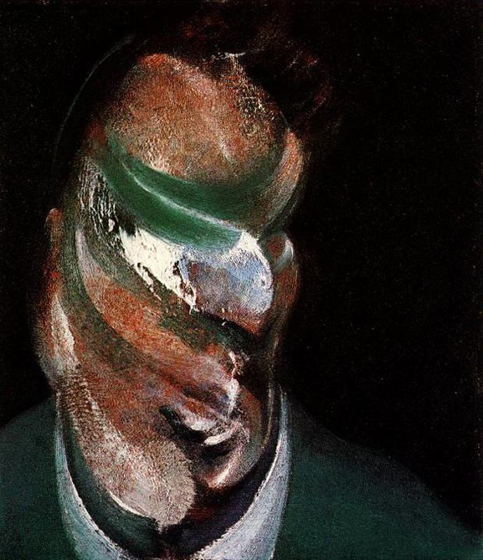 1967 Francis Bacon - Study for Head of Lucian Freud