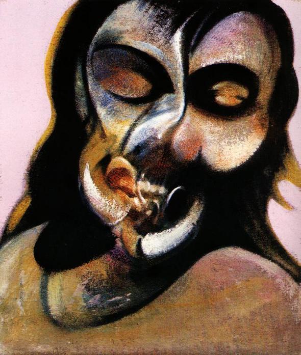 1969 Francis Bacon - Study of henrietta moraes laughing