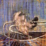 1952 Francis Bacon – Crouching Nude on a Rail