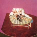 1963 Francis Bacon – Lying Figure with Hypodermic Syringe