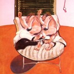1968 Francis Bacon – Two figures lying on a bed with attendants b