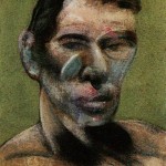 1980 Francis Bacon – 3 Studies for a Portrait of Peter Beard, left